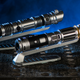 Two examples of what your custom lightsabers may look like.